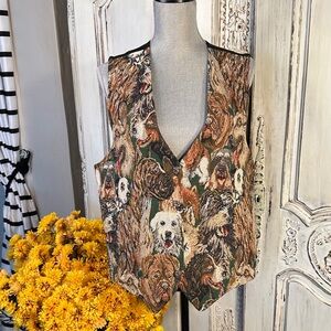 Partners Dog Print Vest